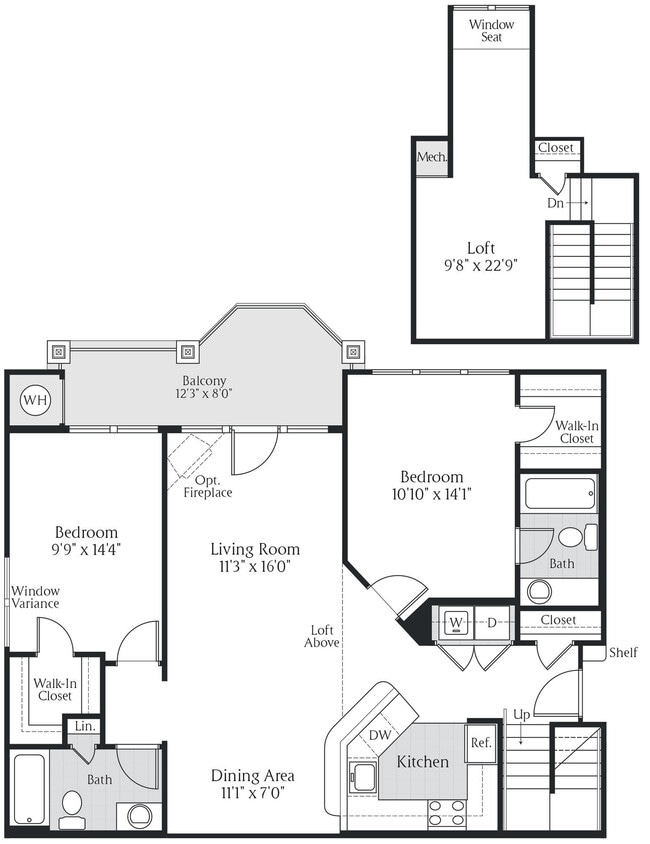 Floor Plan - The Willow