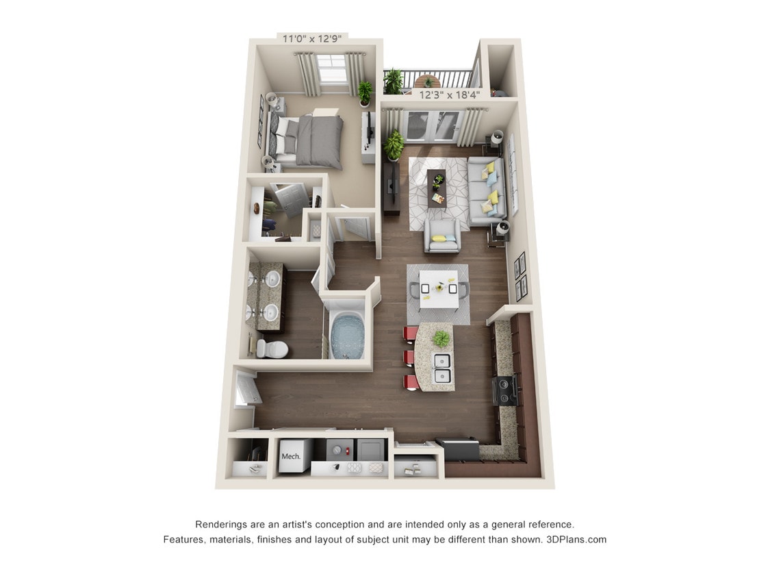 Floor Plan - The Shortline
