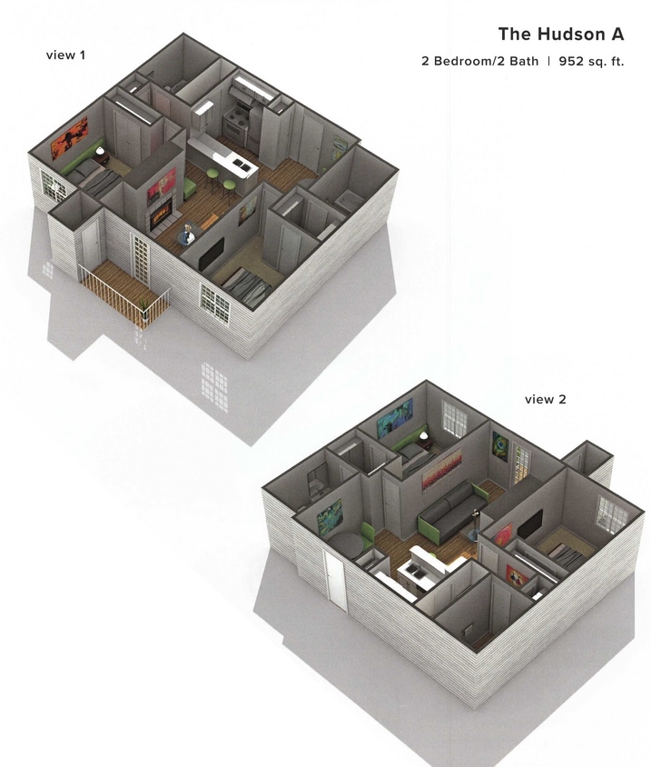 Floor Plan - The  Hudson A
