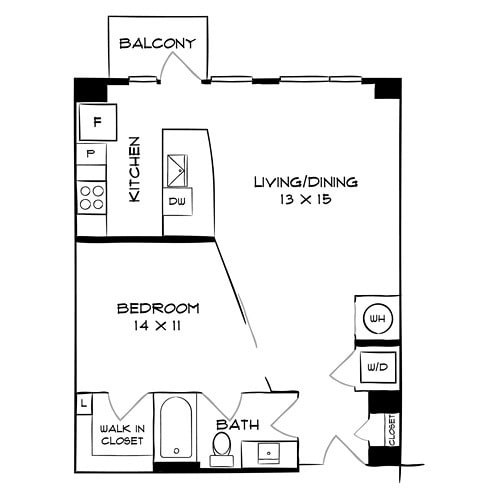 Floor Plan - Design 1B10