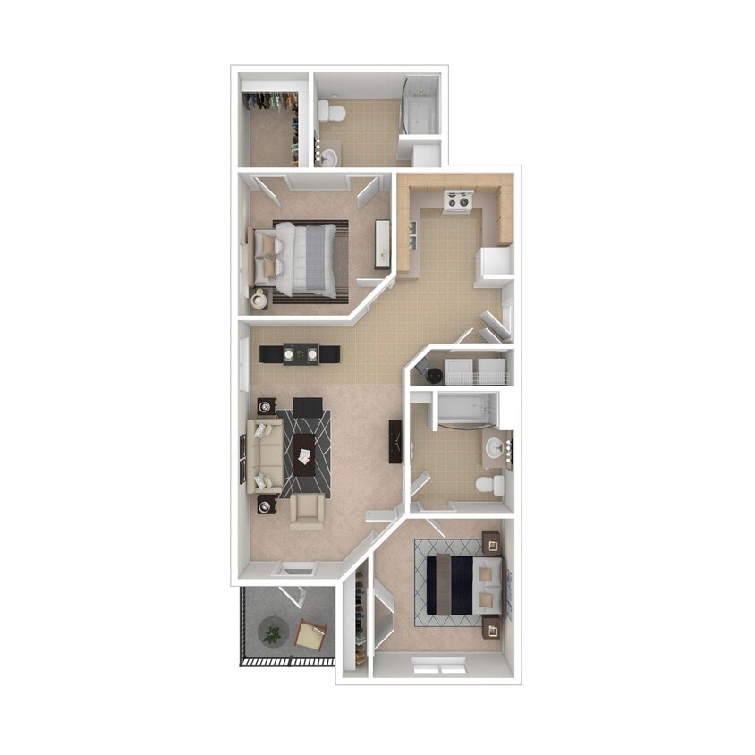 Floor Plan - Forest Hills - Merlot