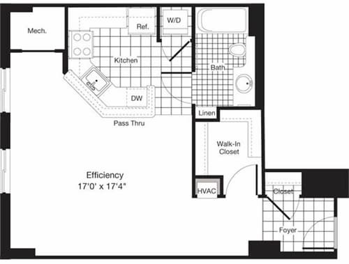 Floor Plan - Studio D