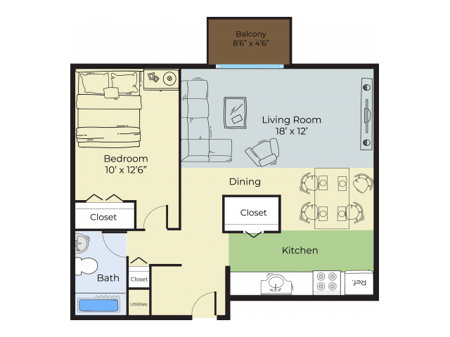 Dog Friendly 1 Bedroom - Dog Friendly 1 Bedroom