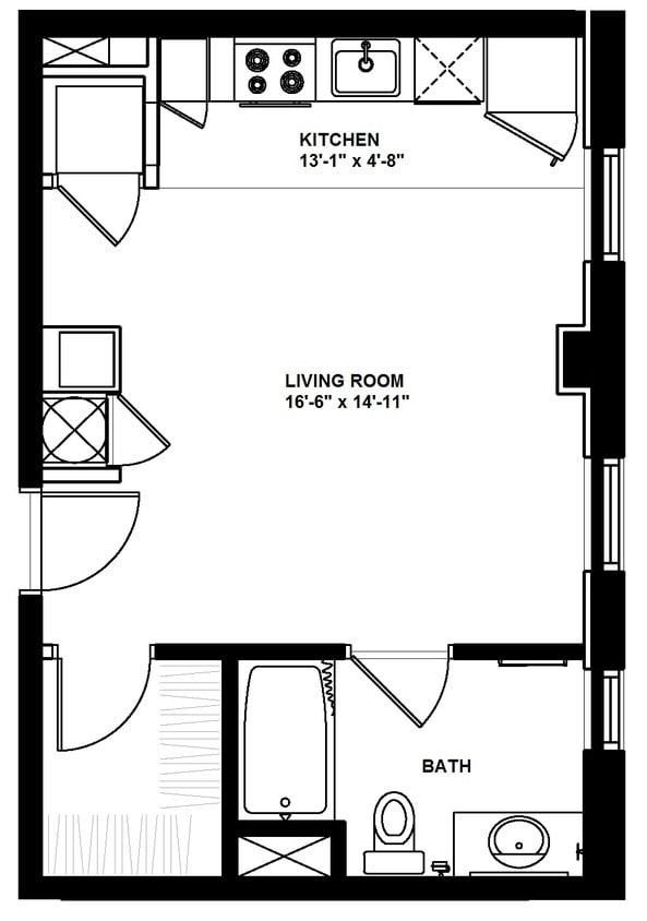 Studio - The Durant - Studio - AVAILABLE NOW! 