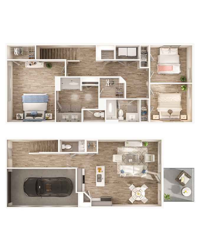 Floor Plan - Laurel Oak 