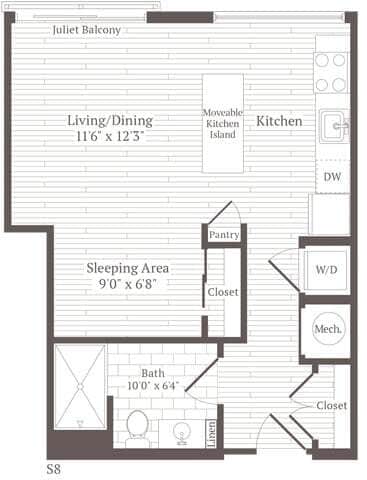 Floor Plan - Studio