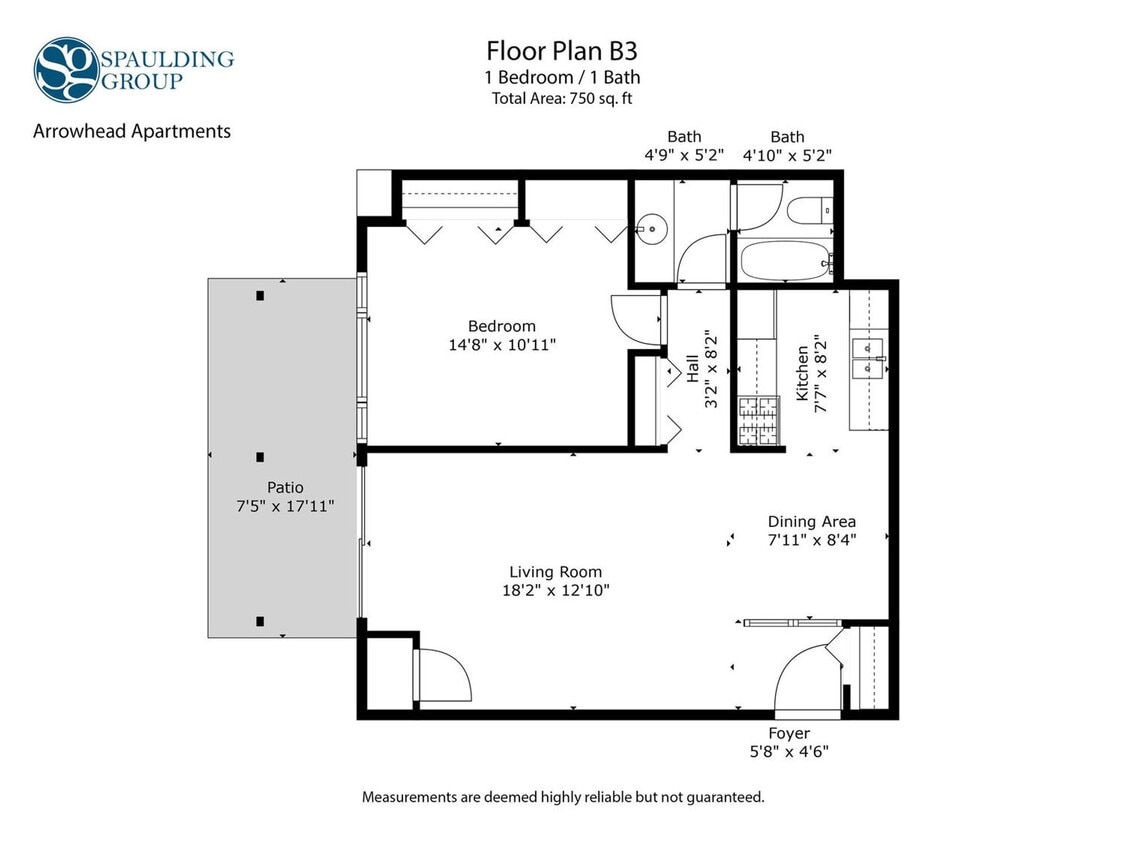 Floor Plan - B3 - 1x1