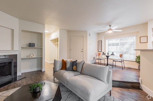 2BR, 2BA - 1062SF - Living Room - Autumn Chase