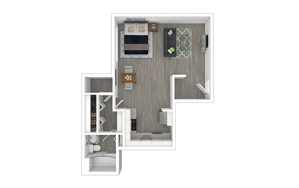 Floor Plan - Alcova - Renovated