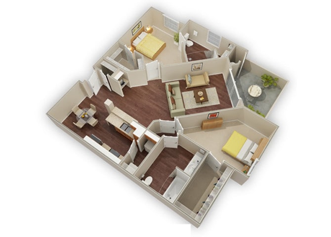 Floor Plan - Travertine