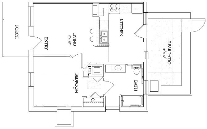 1BR/1BA - 1 Bedroom - Garden - Handicapped