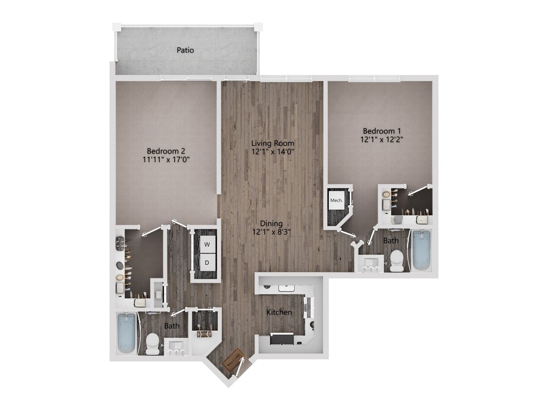 Floor Plan - Mayfield (2/2)