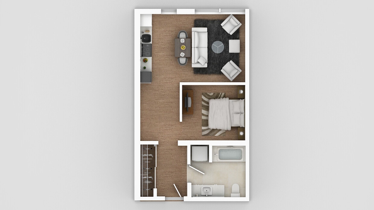 Floor Plan - Urban 1x1