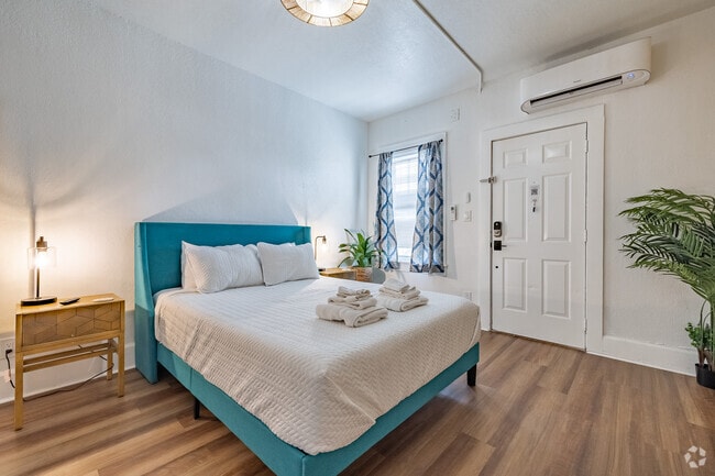 Studio, 1BA - 440SF - Bed Area - Satoshi Sol-FULLY FURNISHED AND ALL INCLUSIVE