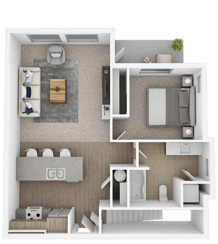 Floor Plan - Shaw + Garage