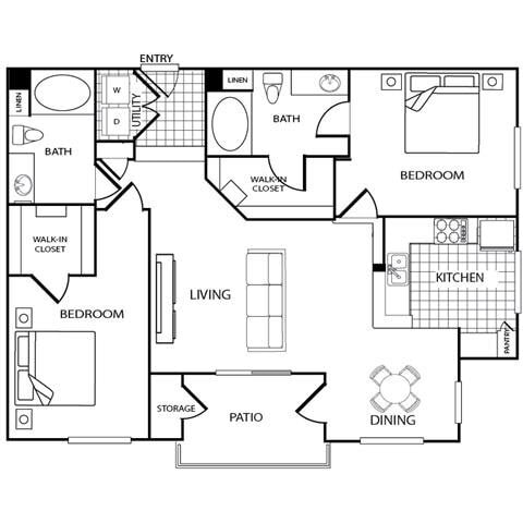 Floor Plan - Santa Barbara
