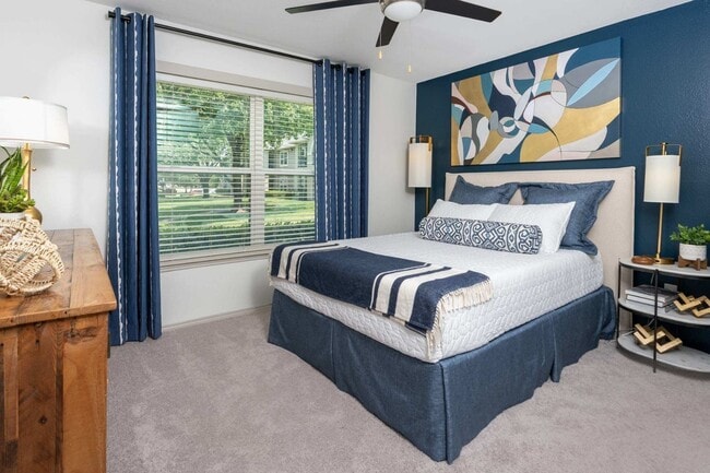 Large bedrooms with plush carpeting - Montelena Apartments