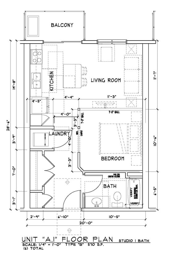 Floor Plan - Studio