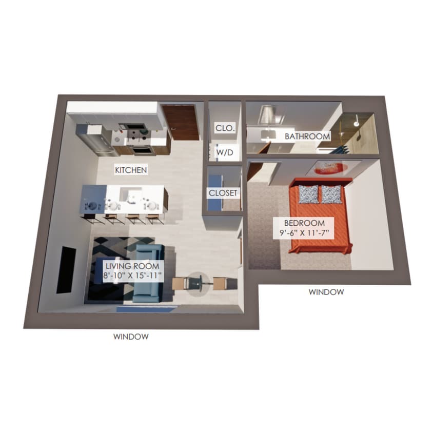 1Bed/1Bath - IG