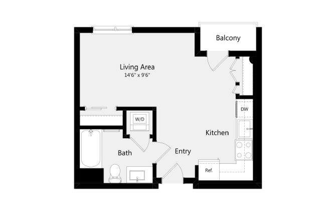 Floor Plan - Studio G
