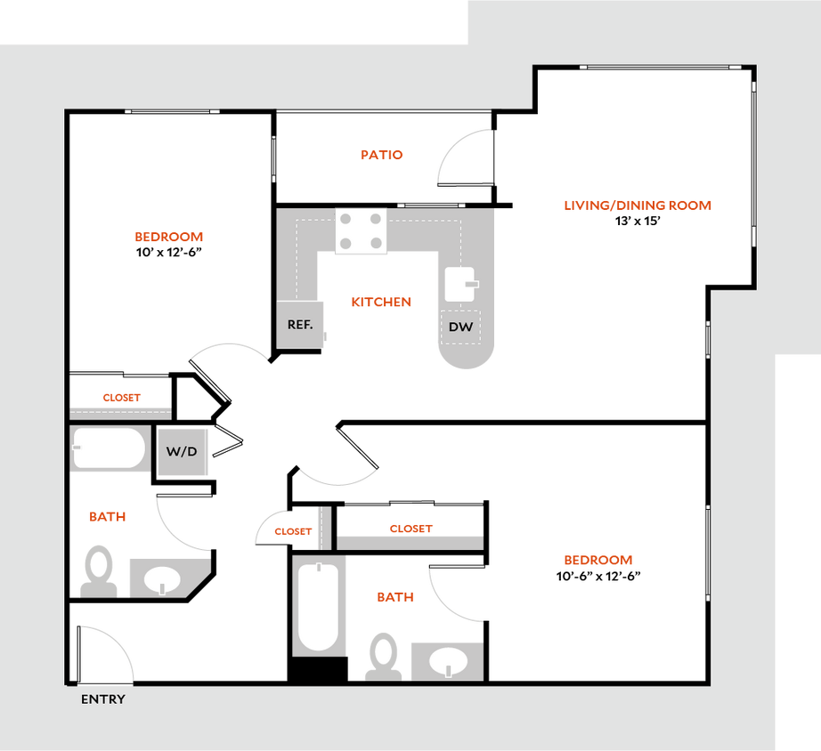 Floor Plan - Plan 2E