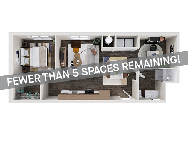 848 | 1x1 Den A - Less Than 5 Spaces Left! - 1x1 Den