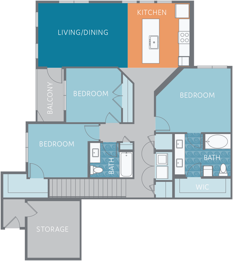 Floor Plan - C1U-BHG