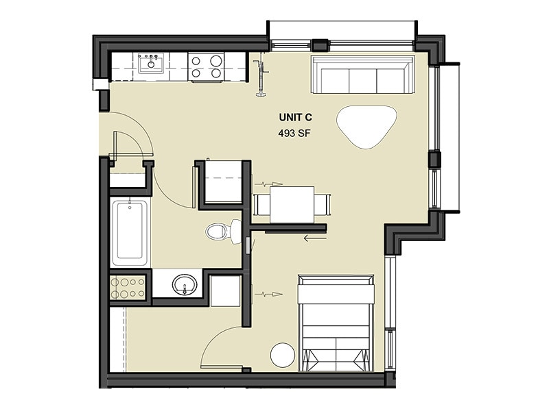 Floor Plan - Unit C