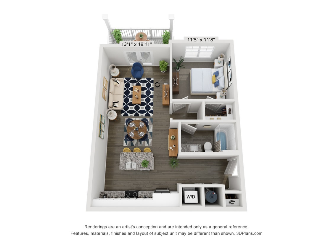 Waterleaf at Antioch_A b.jpg - 1 Bedroom 1 Bathroom