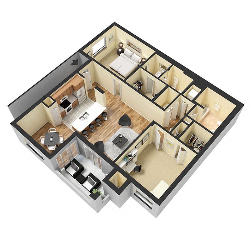 Floor Plan - The Palmetto