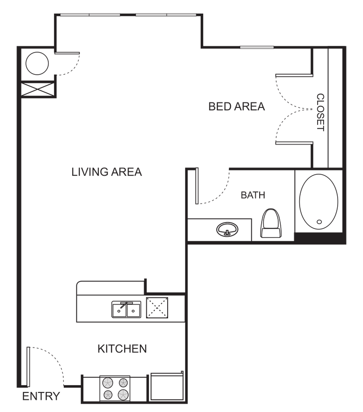 Floor Plan - S4 Studio - Harmony