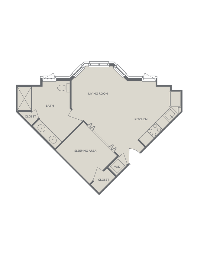 Floor Plan - Studio