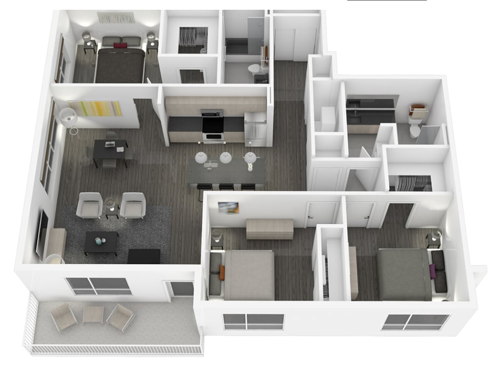 Floor Plan - 3A
