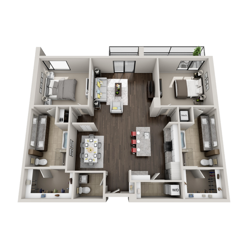 B9 floor plan - The Kingwood