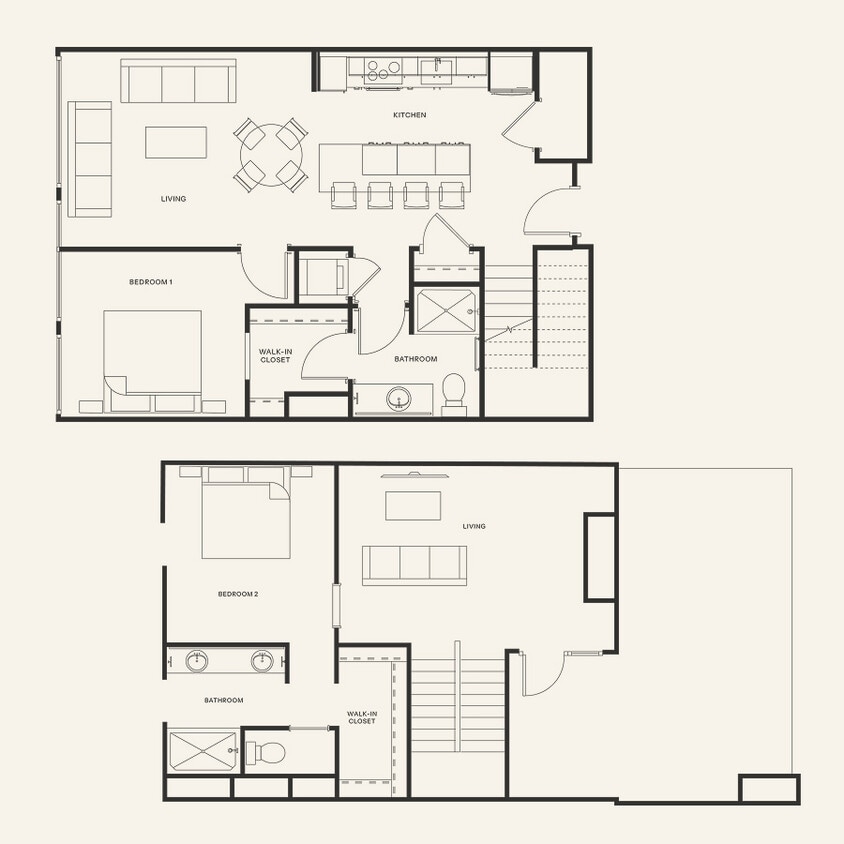 Floor Plan - L1- Two Bedroom Penthouse