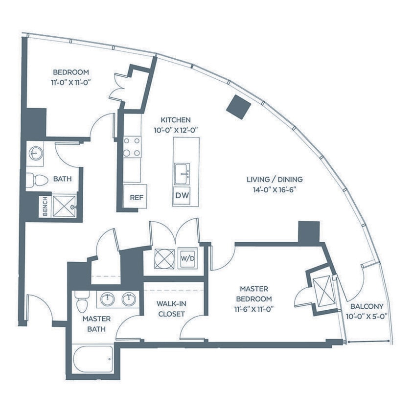 Floor Plan - 2A East