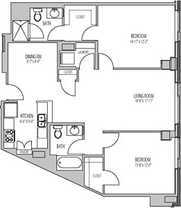 Floor Plan - 91 Sidney - 2B Renovation 2