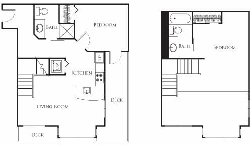 Floor Plan - One Bed - F1B