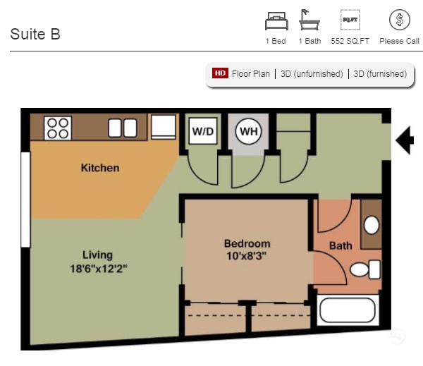 Floor Plan - Suite B