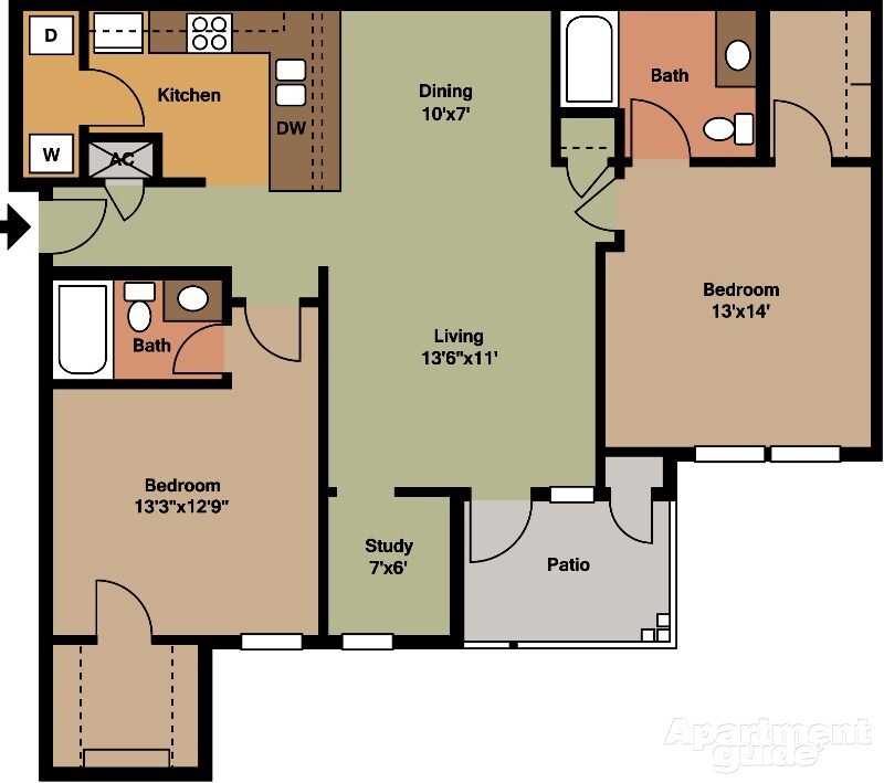 Floor Plan - The Cypress