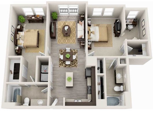 Floor Plan - B1 - Forsyth