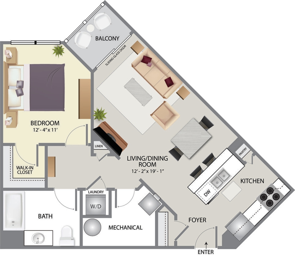 Floor Plan - 1C