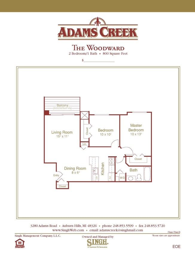 Floor Plan - Woodward