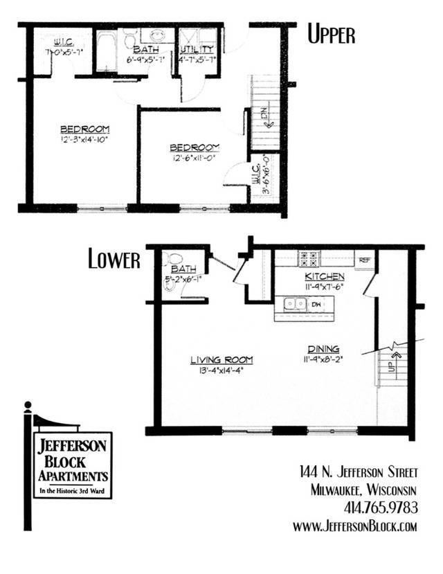 2 Bed / 1.5 Bath - 1,340 SF - 2 Bed / 1.5 Bath - 1,340 SF