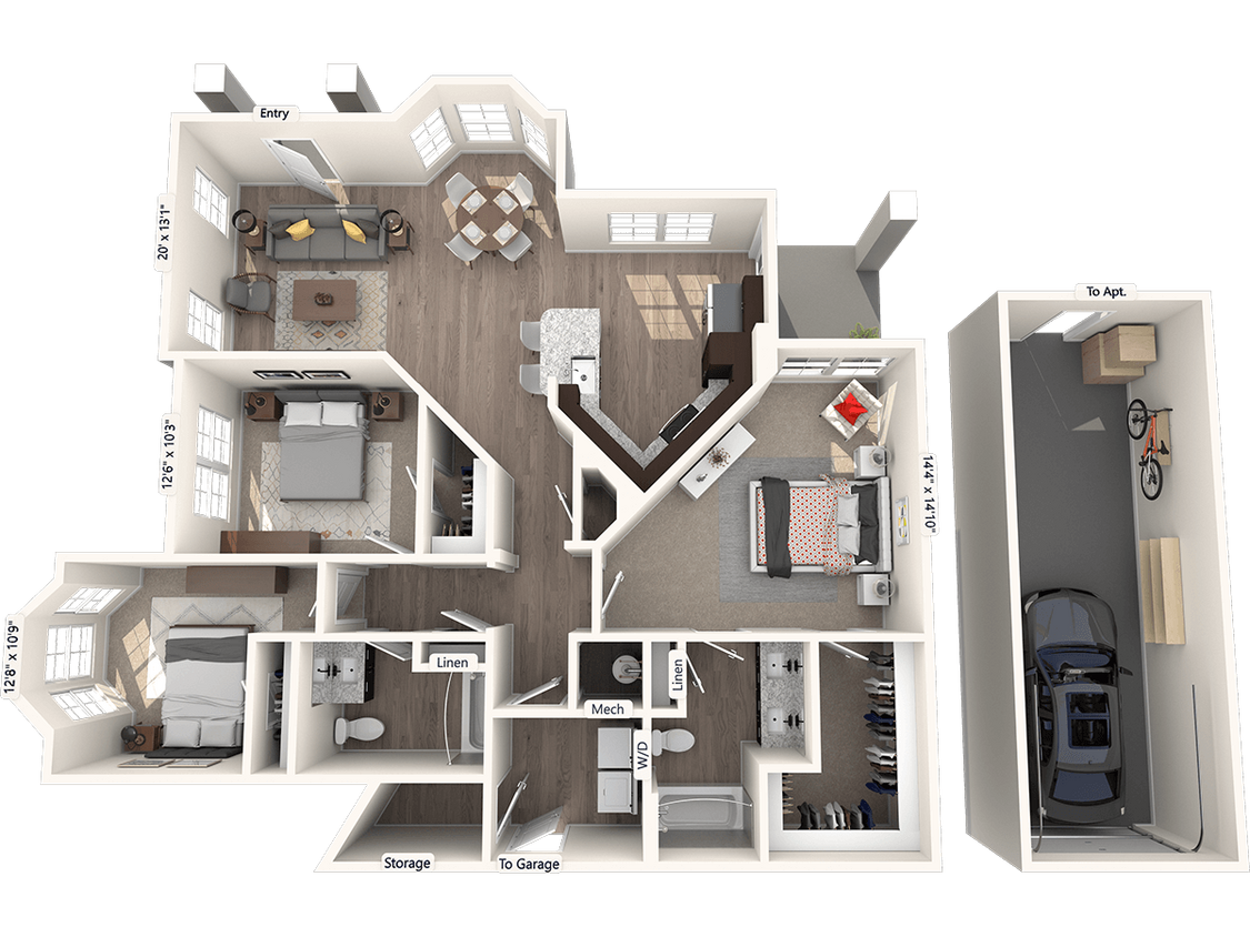 Floor Plan - C2-1338