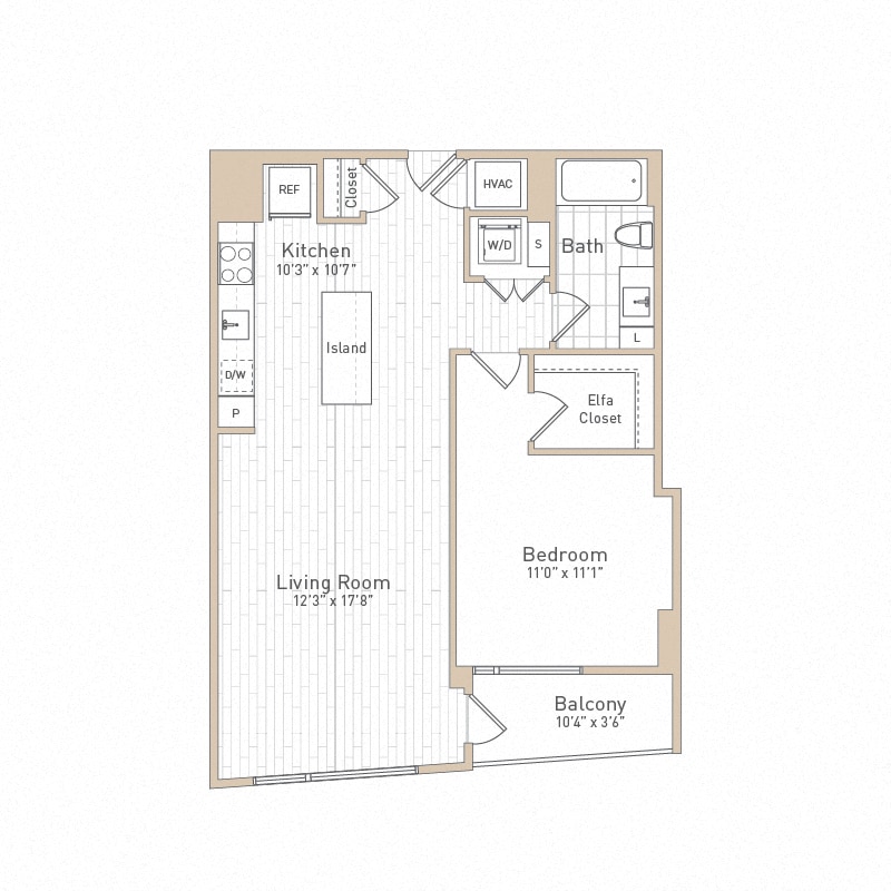 Floor Plan - A22A - Rise