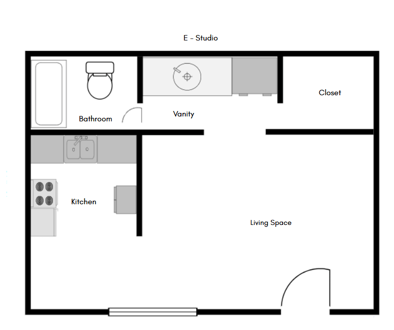 Floor Plan - Studio E