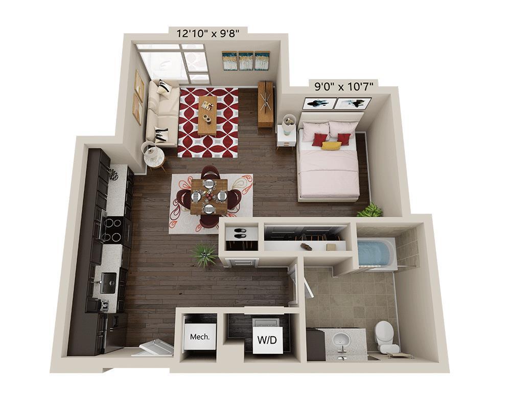 Floor Plan - Studio E1G