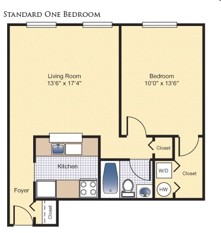 1BR/1BA - 1 BEDROOM 1 BATH 653