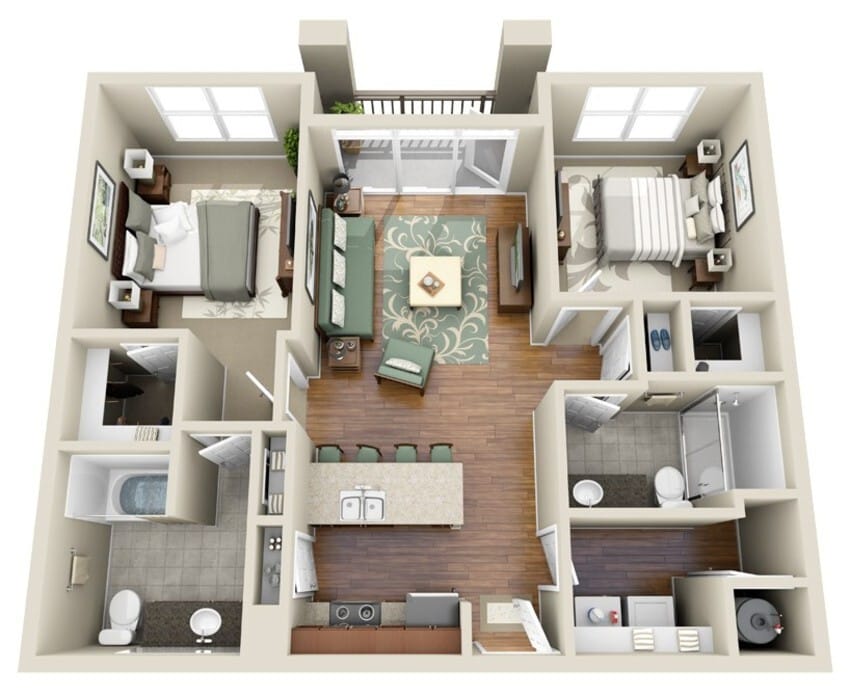 Floor Plan - B2A